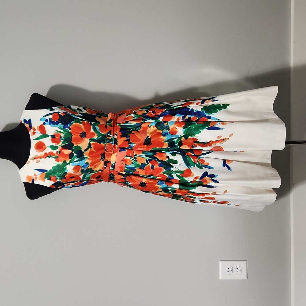 Flower Printed Dress - image 1